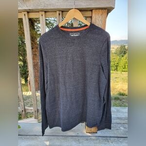 Urban Pipeline Black Long Sleeve Tee Classic Knit